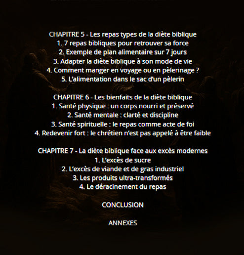 Ebook - Comprendre la diet biblique